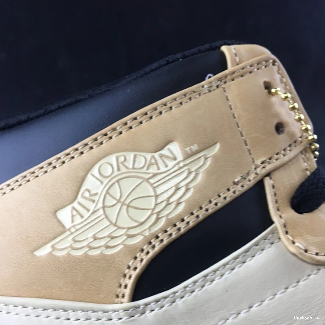 Premium High WMNS 1 Jordan Mushroom Air AH7389-003 Fossil 0427